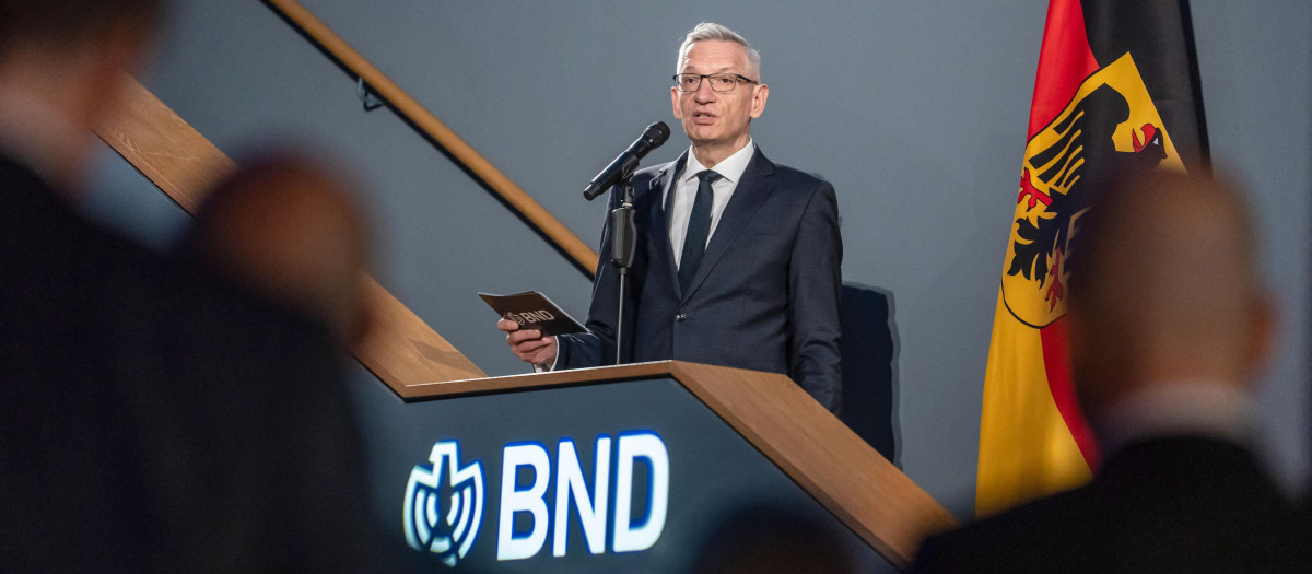 Martin Jäger, presidente del Servicio Federal de Inteligencia (BND, por sus siglas alemanas)