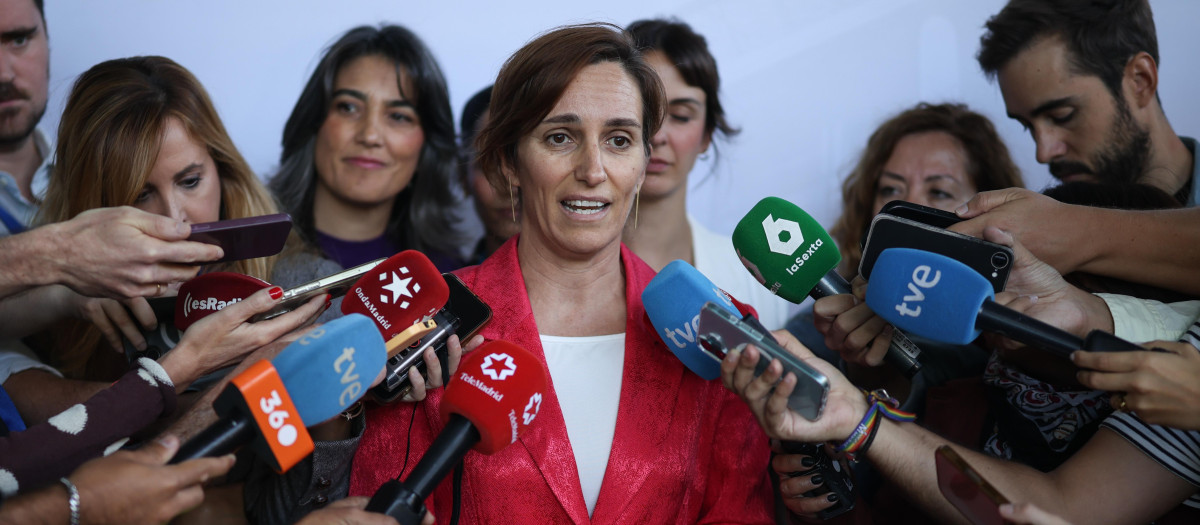La ministra de Sanidad y líder de Más Madrid, Mónica García