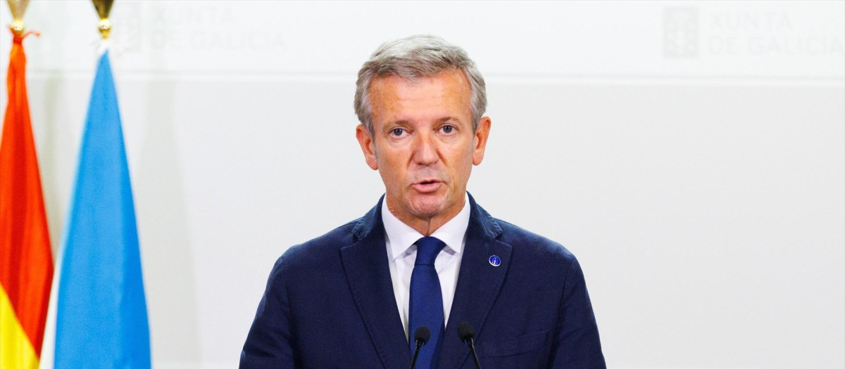 El presidente de la Xunta de Galicia, Alfonso Rueda