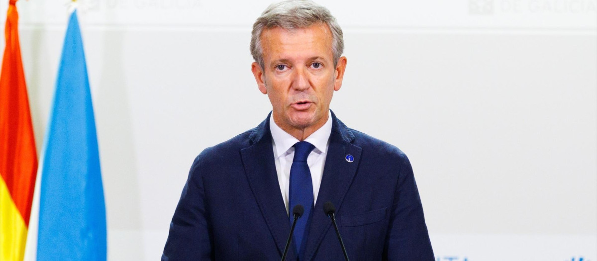 El presidente de la Xunta de Galicia, Alfonso Rueda