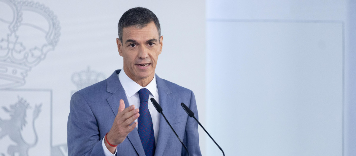 El presidente del Gobierno, Pedro Sánchez