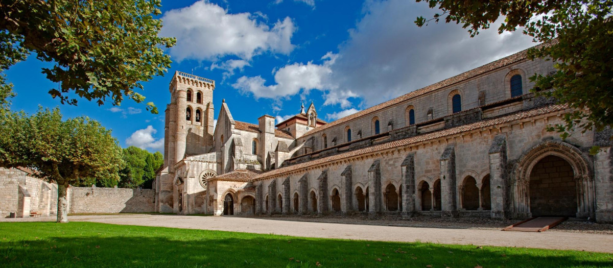 Imagen exterior del Monasterio de Santa María la Real de las Huelgas, en Burgos