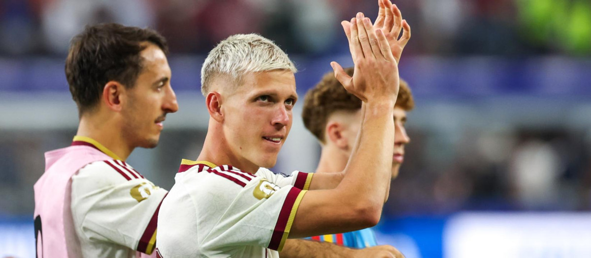 Dani Olmo durante el Mundial de Estados Unidos, México y Canadá