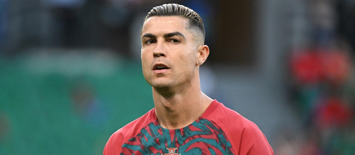 Cristiano Ronaldo, en una imagen de archivo con la selección portuguesa