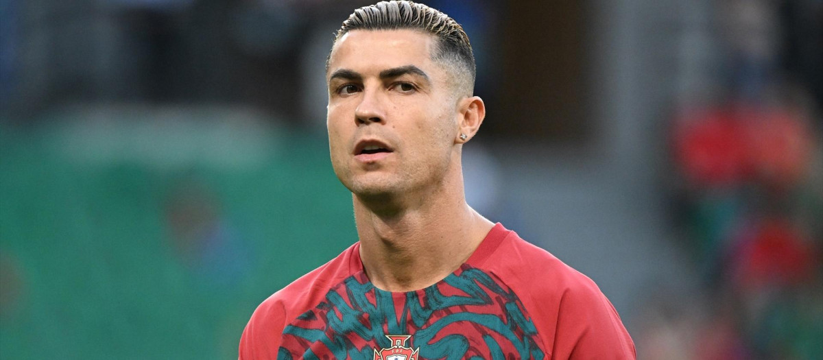 Cristiano Ronaldo, en una imagen de archivo con la selección portuguesa