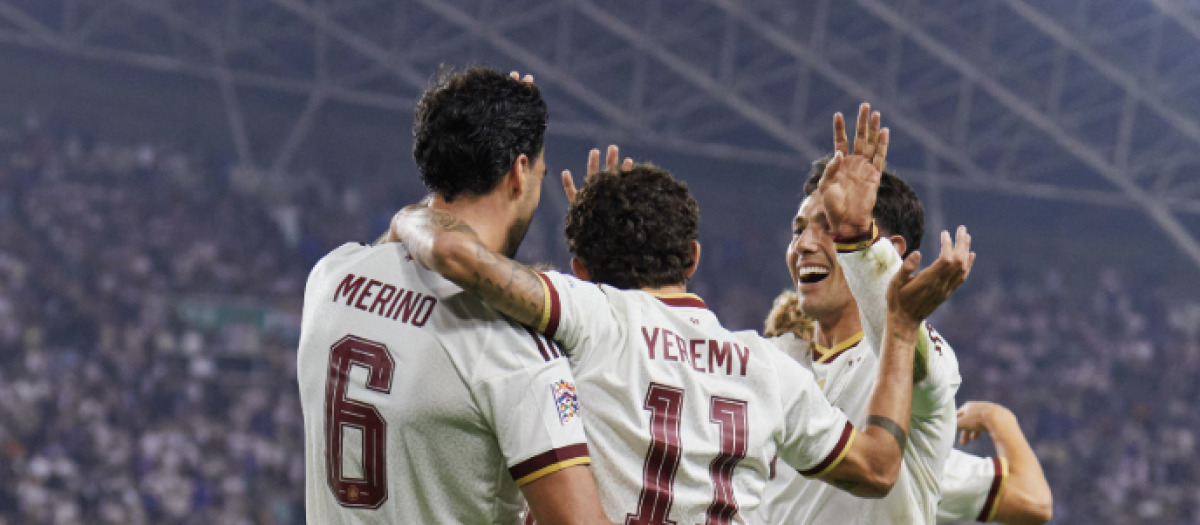 La selección española logró el pase a los cuartos de final de la Nations League