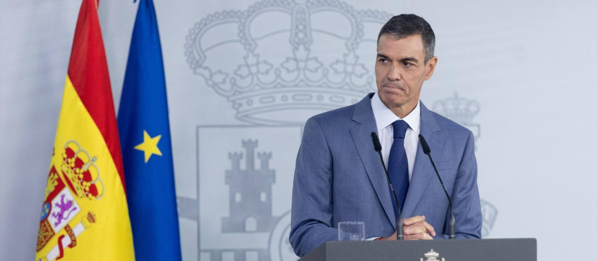El presidente del Gobierno, Pedro Sánchez
