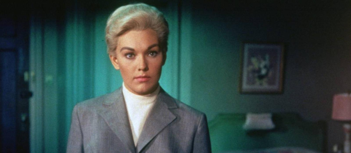 Kim Novak, en un fotograma de Vértigo