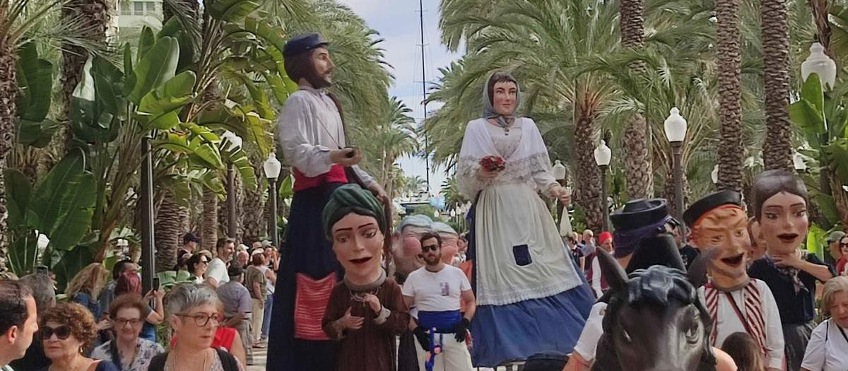 Imagen de archivo de la celebración del 9 de octubre en Alicante
