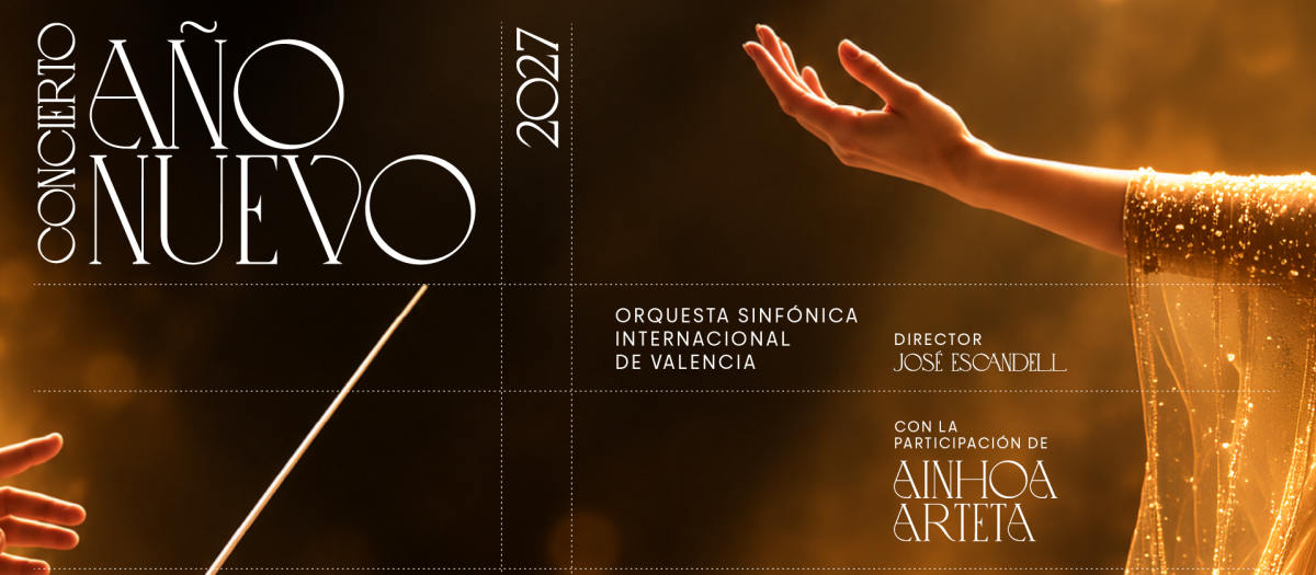 Cartel del concierto de Año Nuevo