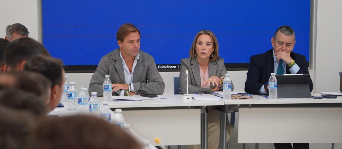 Reunión del PP con organizaciones y sindicatos policiales en Sevilla