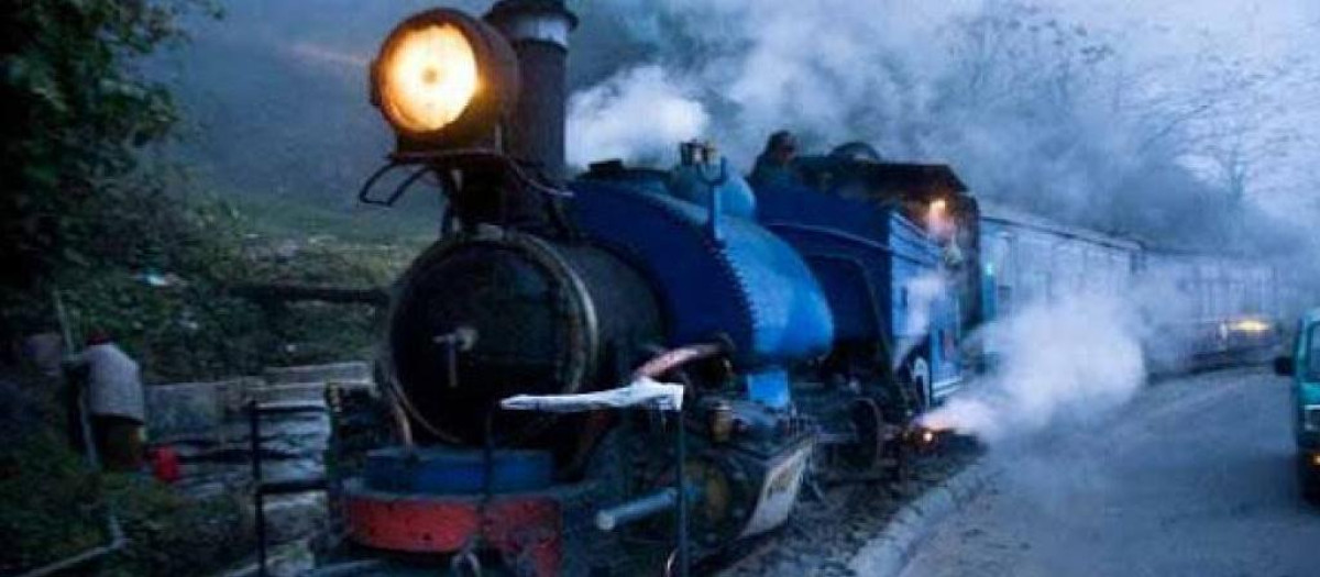 Locomotora del 'Tren de Juguete' de Darjeeling (India)