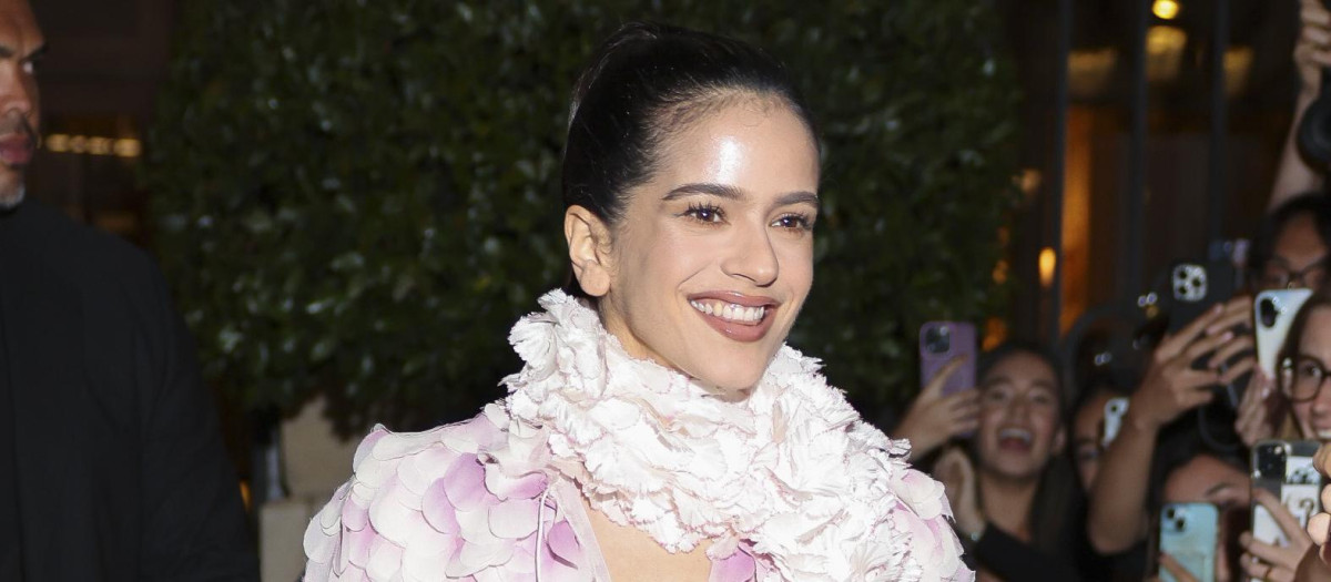 Rosalía en la Paris Fashion Week el pasado septiembre