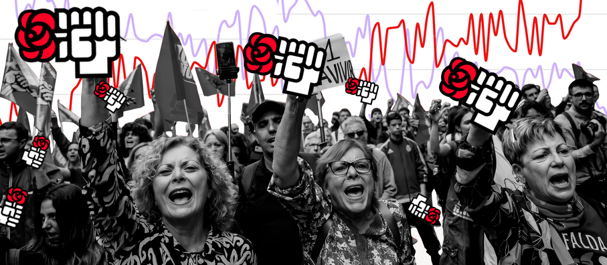 Los votantes socialistas se ubican mayoritariamente en la extrema izquierda