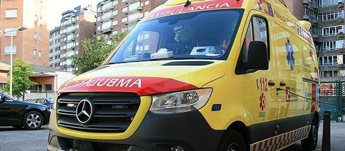 Imagen de archivo de una ambulancia del Sacyl