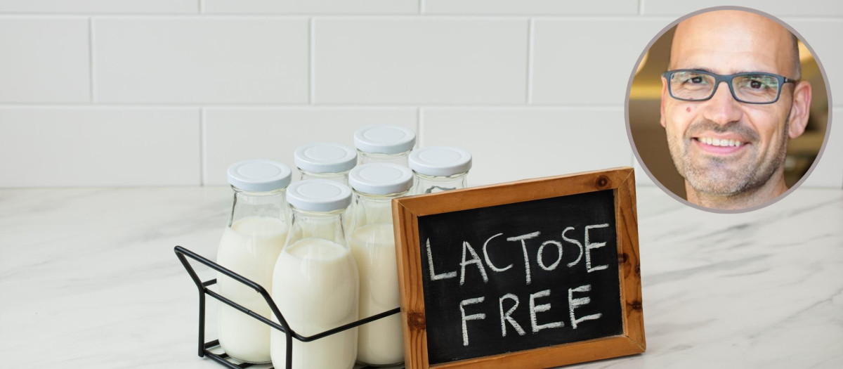 Miguel A. Lurueña explica cómo se elabora la leche sin lactosa