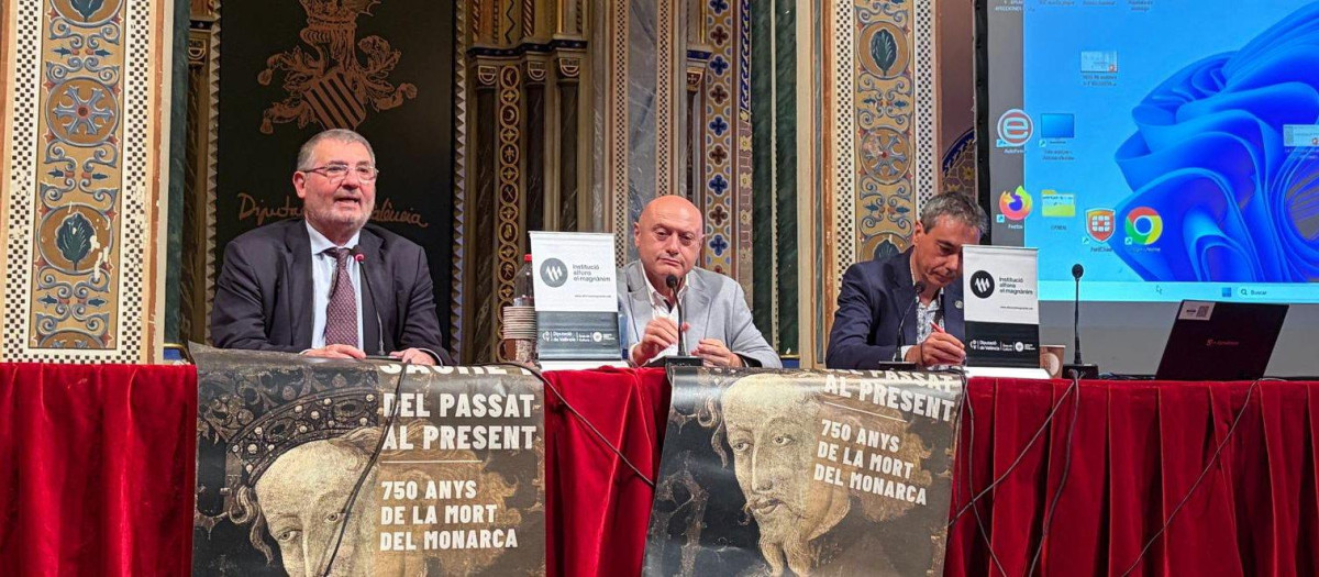 Imagen tomada durante la celebración del ciclo sobre Jaume I