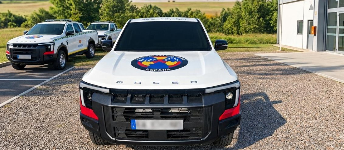 La apariencia de los vehículos es excepcional, en este caso de la patrulla aspa