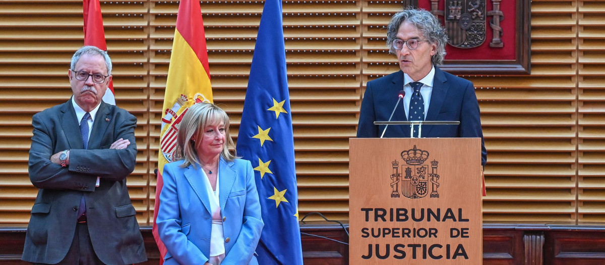 El Fiscal Superior de Castilla y León, Santiago Mena, en el acto de apertura del Año Judicial 2026/2027 en Castilla y León