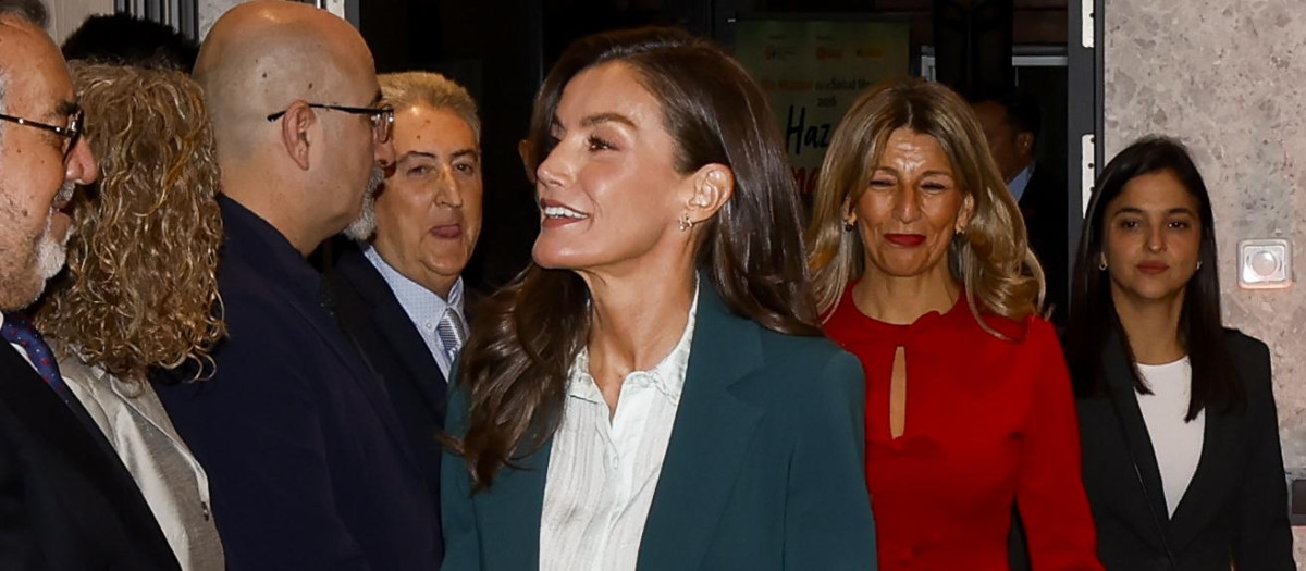 Spanish Queen Letizia attending Mental Health World Day 2026 in Madrid on Friday, 10 October 2026.