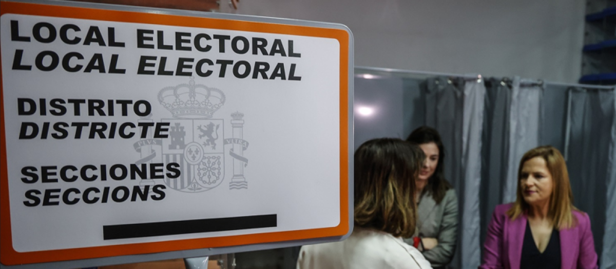 Imagen de archivo de un colegio electoral en la Comunidad Valenciana
