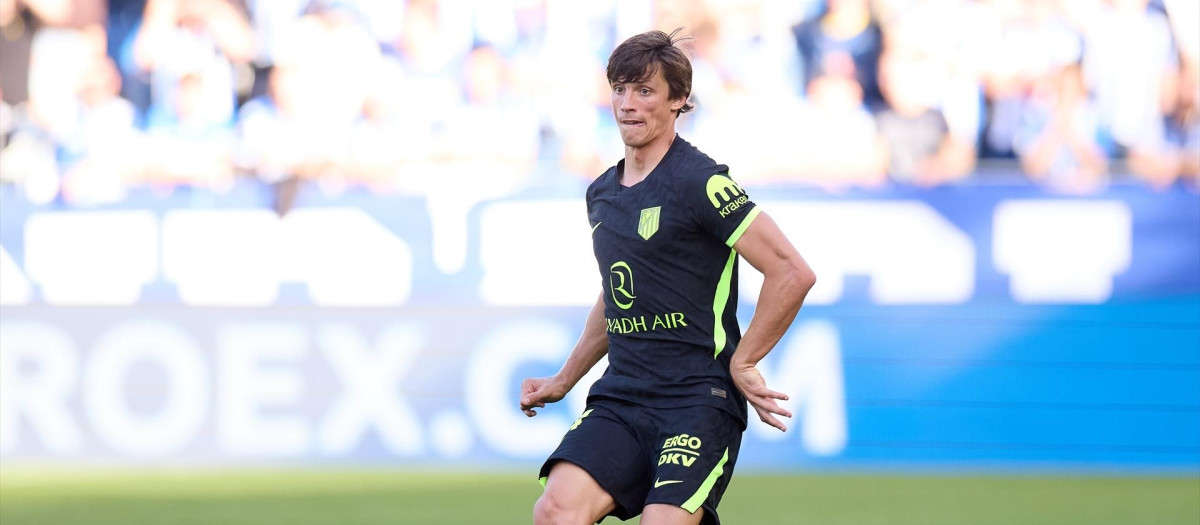 Robin Le Normand, durante el Deportivo Alavés - Atlético de Madrid