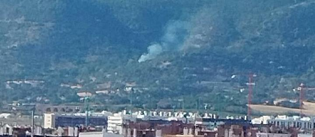 Incendio forestal en la Casilla del Aire