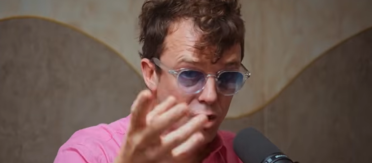 Aldo Comas, durante su conversación con Dani Esteve en el pódcast Cara a cara