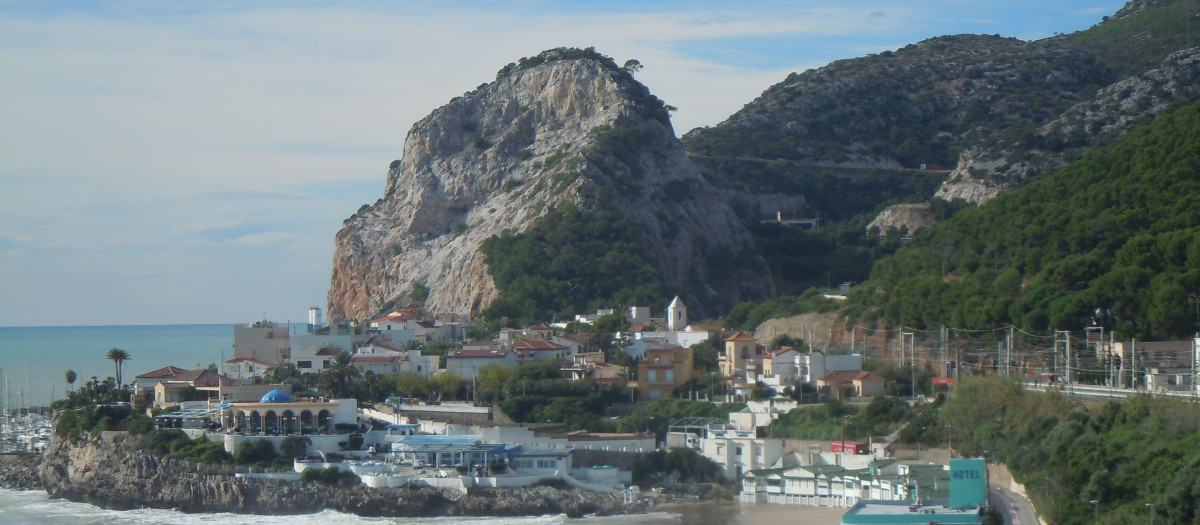 Imagen de archivo de una playa de Garraf (Sitges).