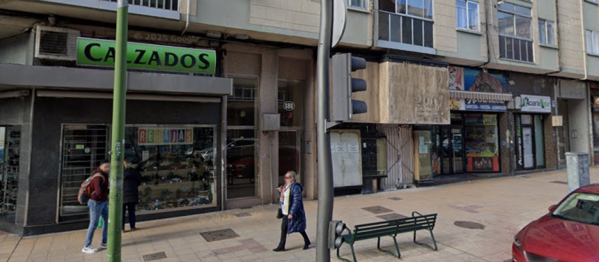 Número 181 de la calle Vitoria, en Burgos, donde ha sido hallada muerta un anciana tras sufrir un robo
