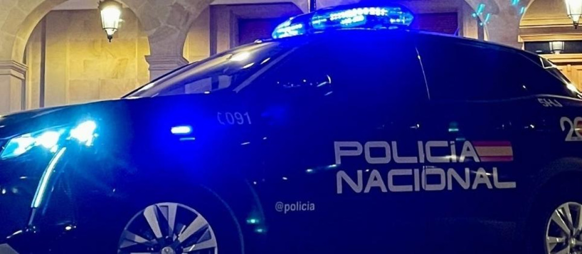 Coche patrulla de la Policía Nacional