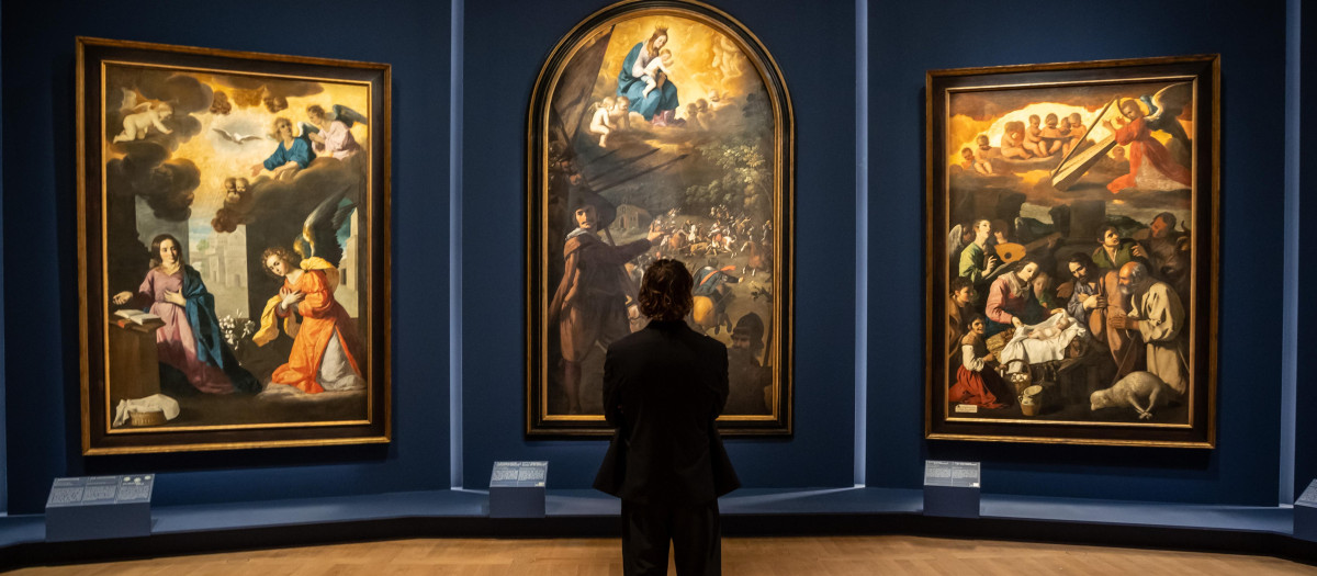 Pinturas de Francisco de Zurbaran en el museo Louvre