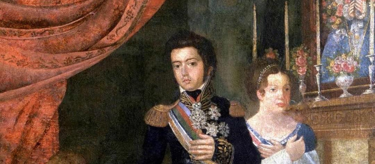 Alegoría de la boda de Pedro y María Leopoldina, príncipes reales del Reino Unido de Portugal, Brasil y los Algarves, 1820