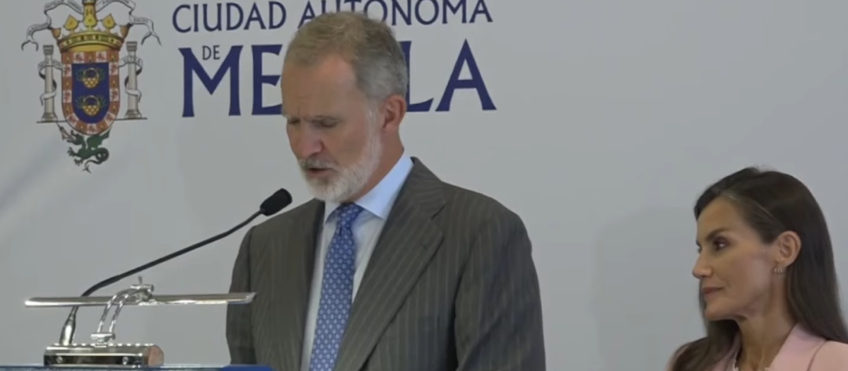 El Rey habla ante la sociedad melillense