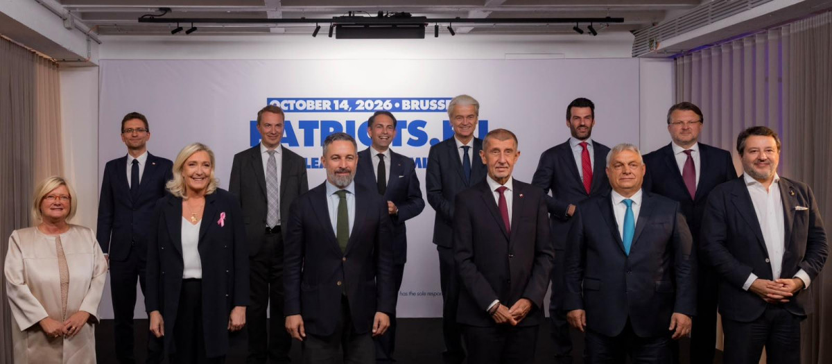 Abascal con Le Pen, Orbán y otros líderes europeos aliados de Vox