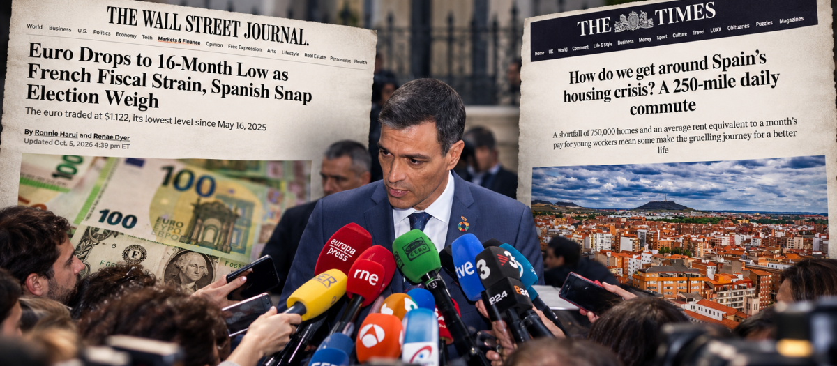 La prensa internacional ha tenido muy presente a Pedro Sánchez en las últimas semanas