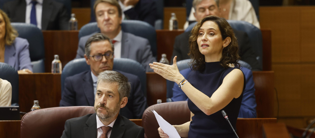 La presidenta de la Comunidad de Madrid, Isabel Díaz Ayuso