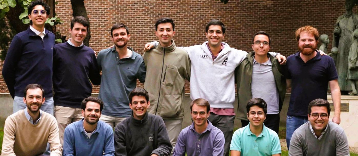 Algunos de los seminaristas de Madrid