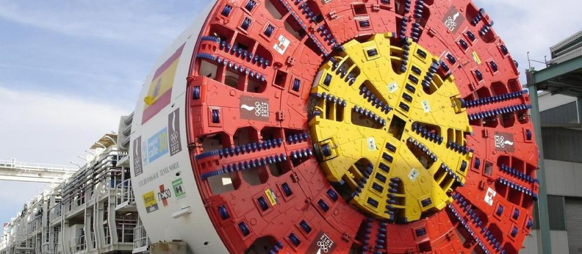 Tuneladora Dulcinea que ejecutó el soterramiento de la M-30