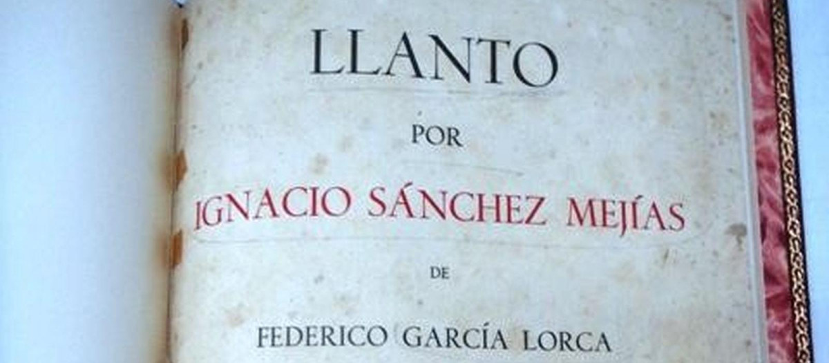 'Llanto' Por Ignacio Sánchez Mejías