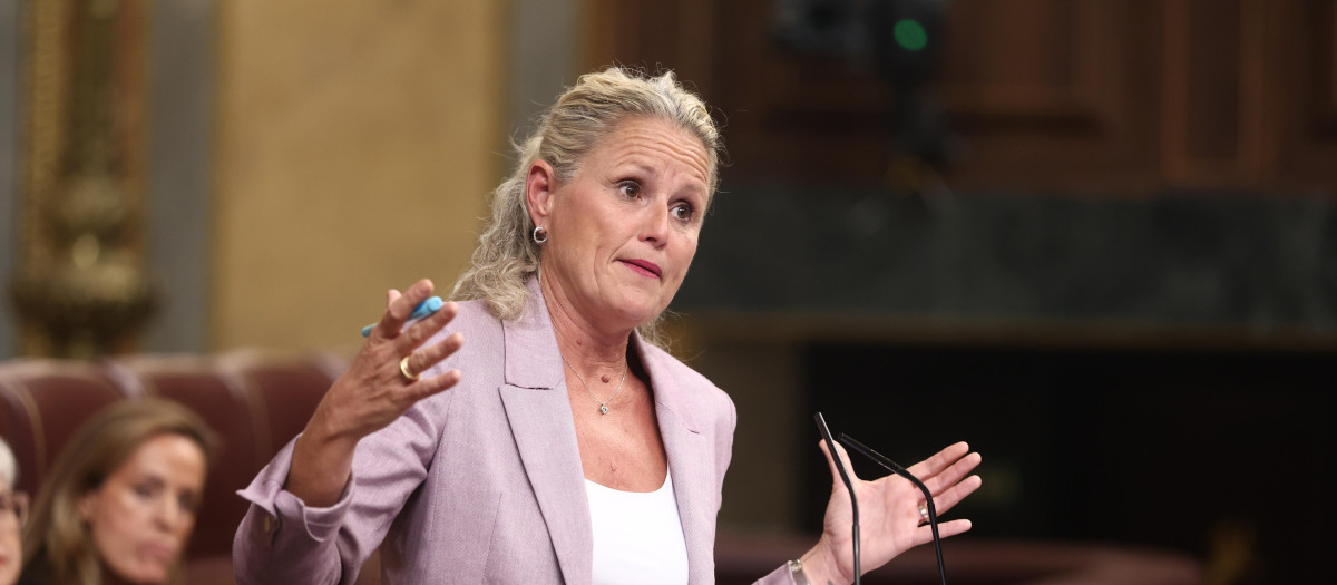 La portavoz de la Ejecutiva Federal del PSOE, Montse Mínguez
