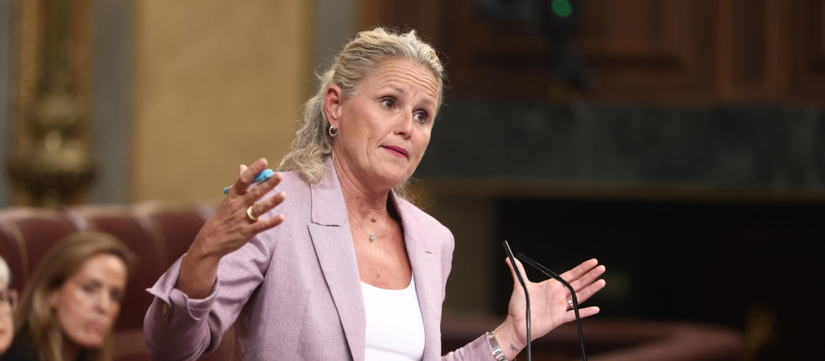 La portavoz de la Ejecutiva Federal del PSOE, Montse Mínguez