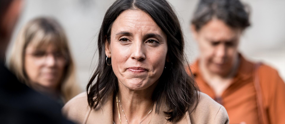 La secretaria general de Podemos, Irene Montero