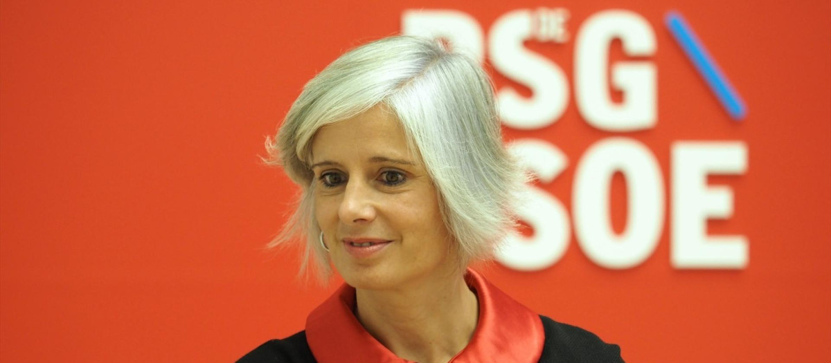 La diputada del PSOE de Galicia Patricia Iglesias