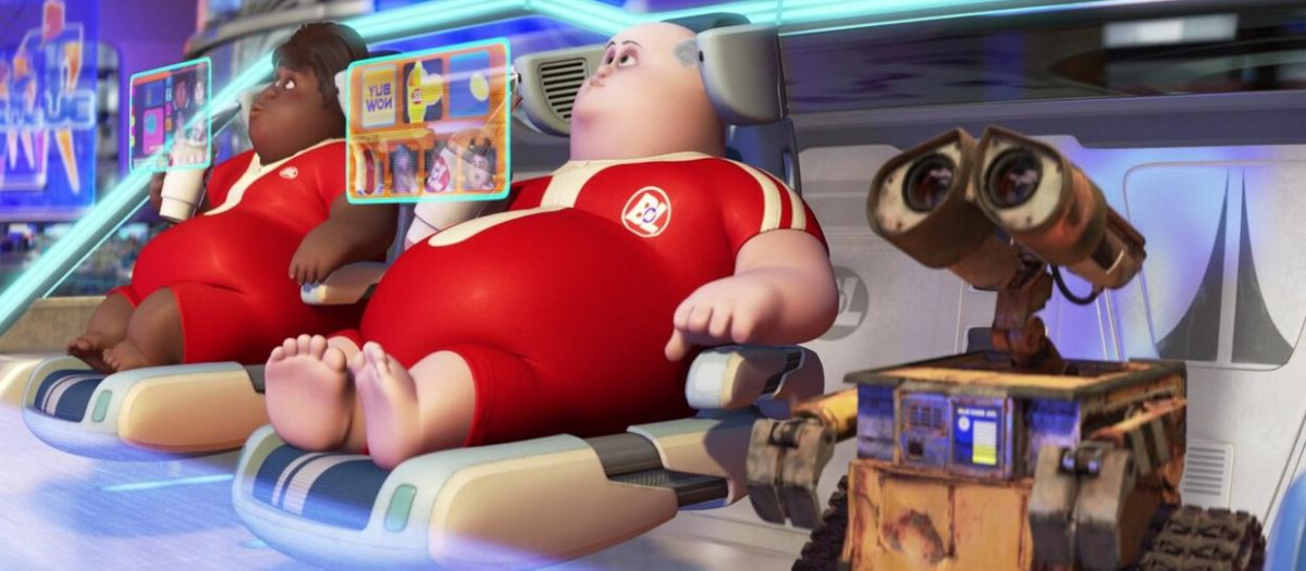 Un fotograma de Wall-E
