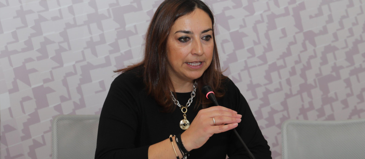 La alcaldesa de Palencia, Miriam Andrés, en una imagen de archivo