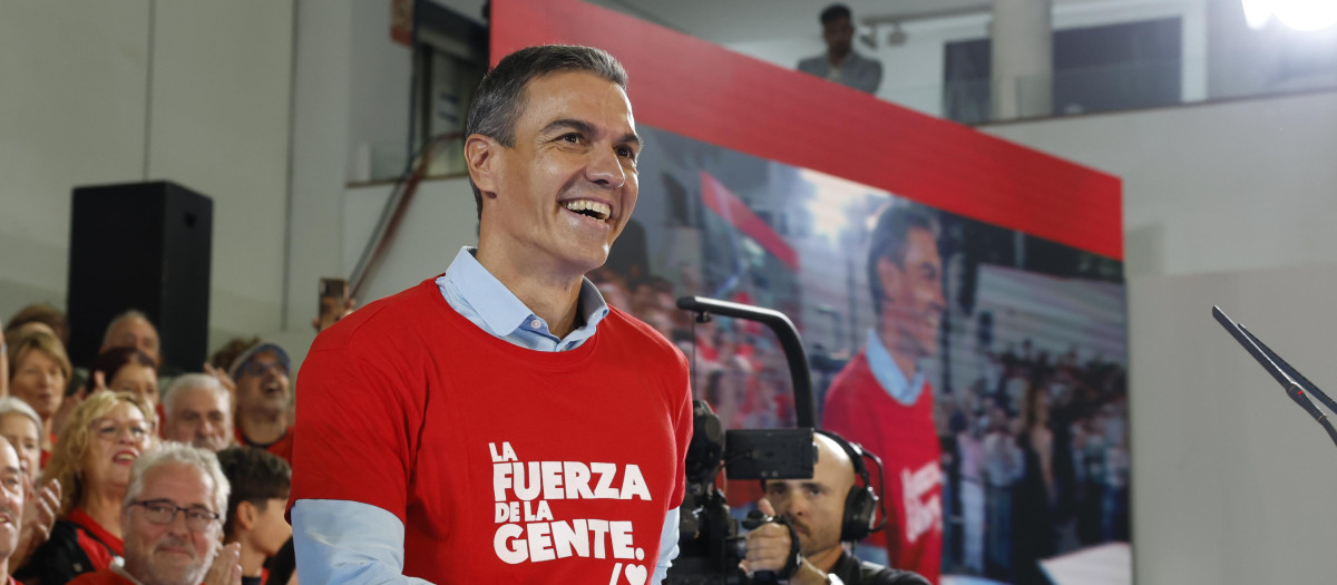 El presidente del Gobierno, Pedro Sánchez