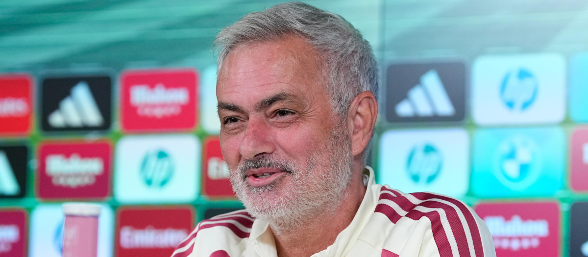 José Mourinho en la rueda de prensa previa al partido contra el Sevilla