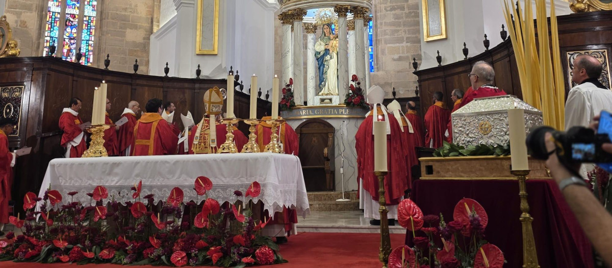 Un momento de la ceremonia de beatificación de los sacerdotes mártires de Ibiza.