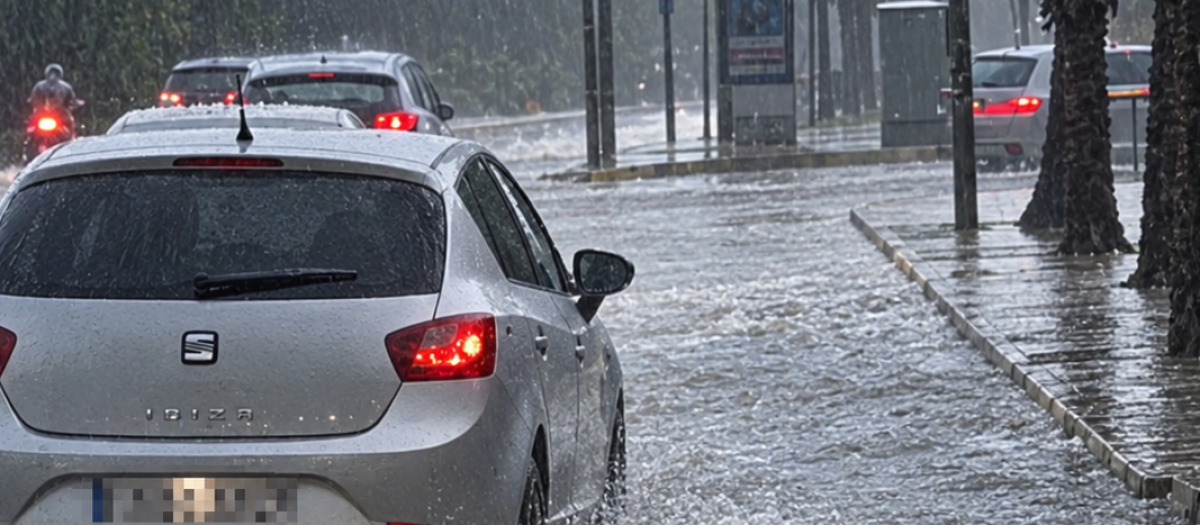 Tormenta de este sábado en Alicante